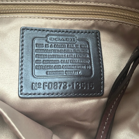 COACH Signature Zoe Mosaic Patchwork Hobo Bag and Wallet - Picture 10 of 14